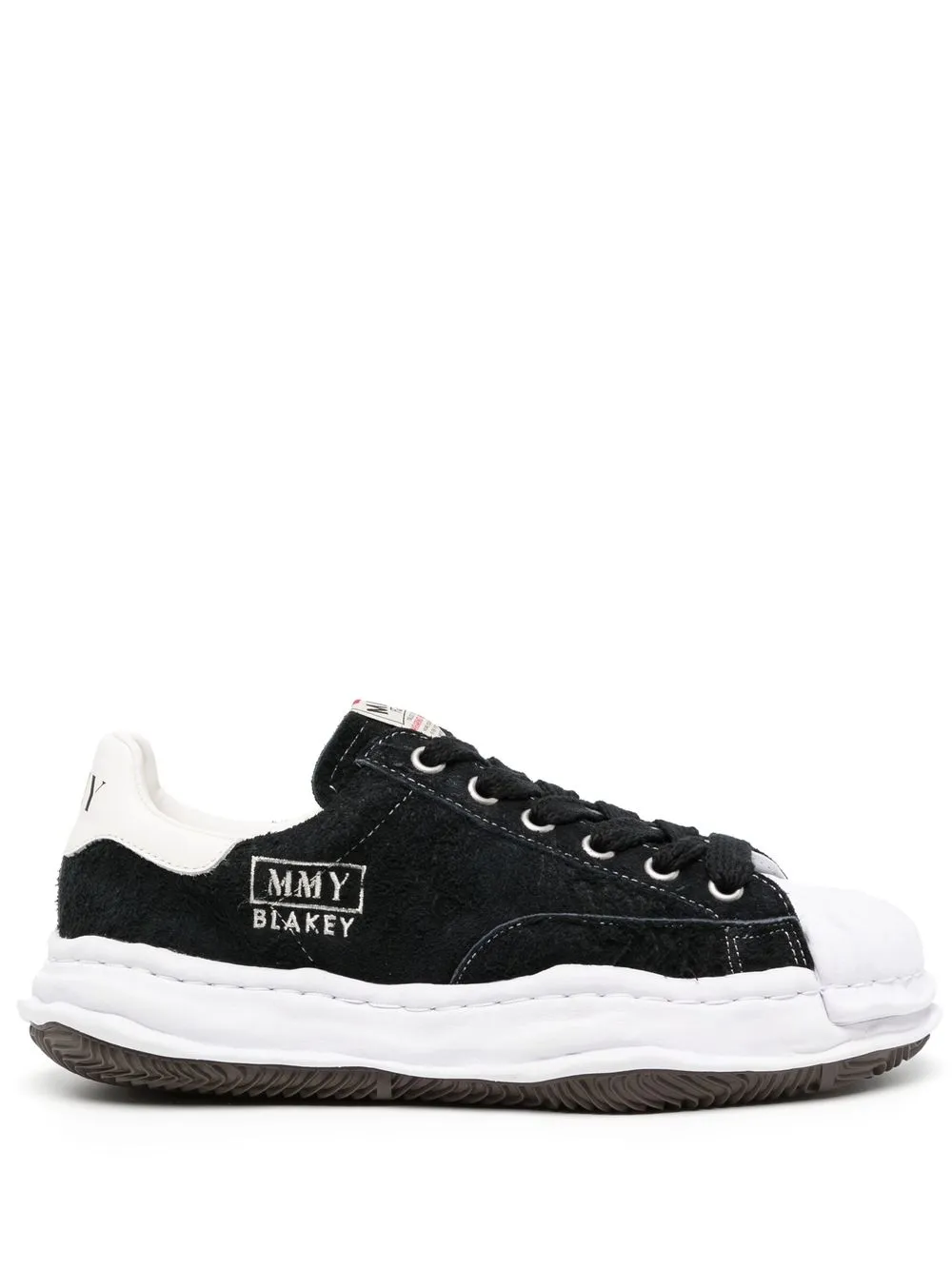 Shop Miharayasuhiro Blakey Low-top Sneakers In Black