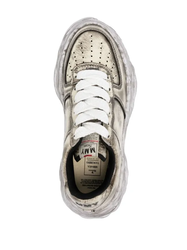 Maison Mihara Yasuhiro Wayne ダメージ スニーカー Farfetch