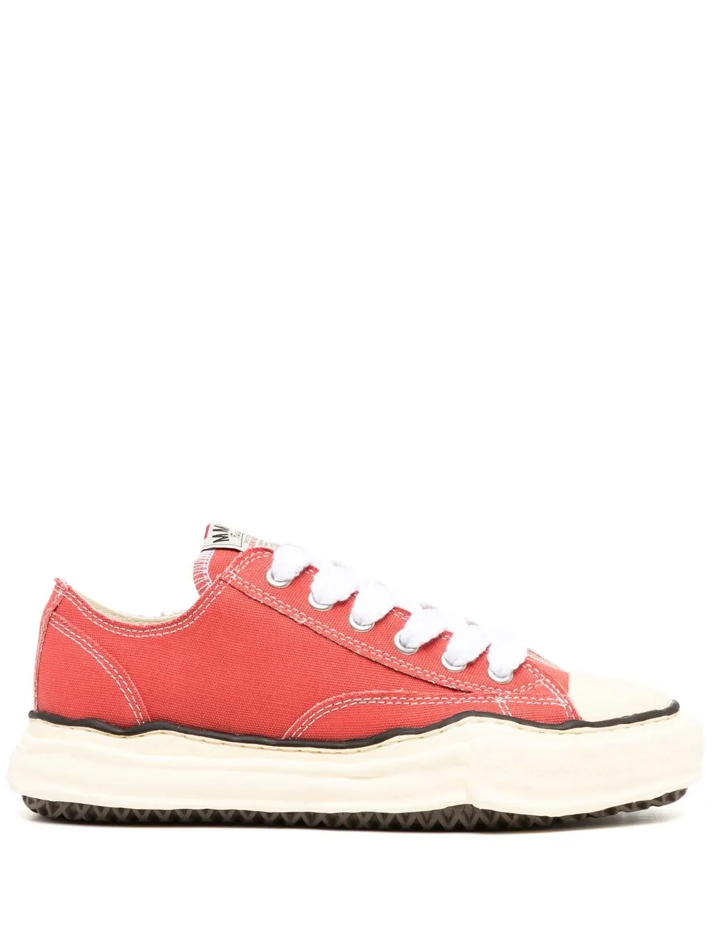 

Maison Mihara Yasuhiro low-top canvas sneakers - Red