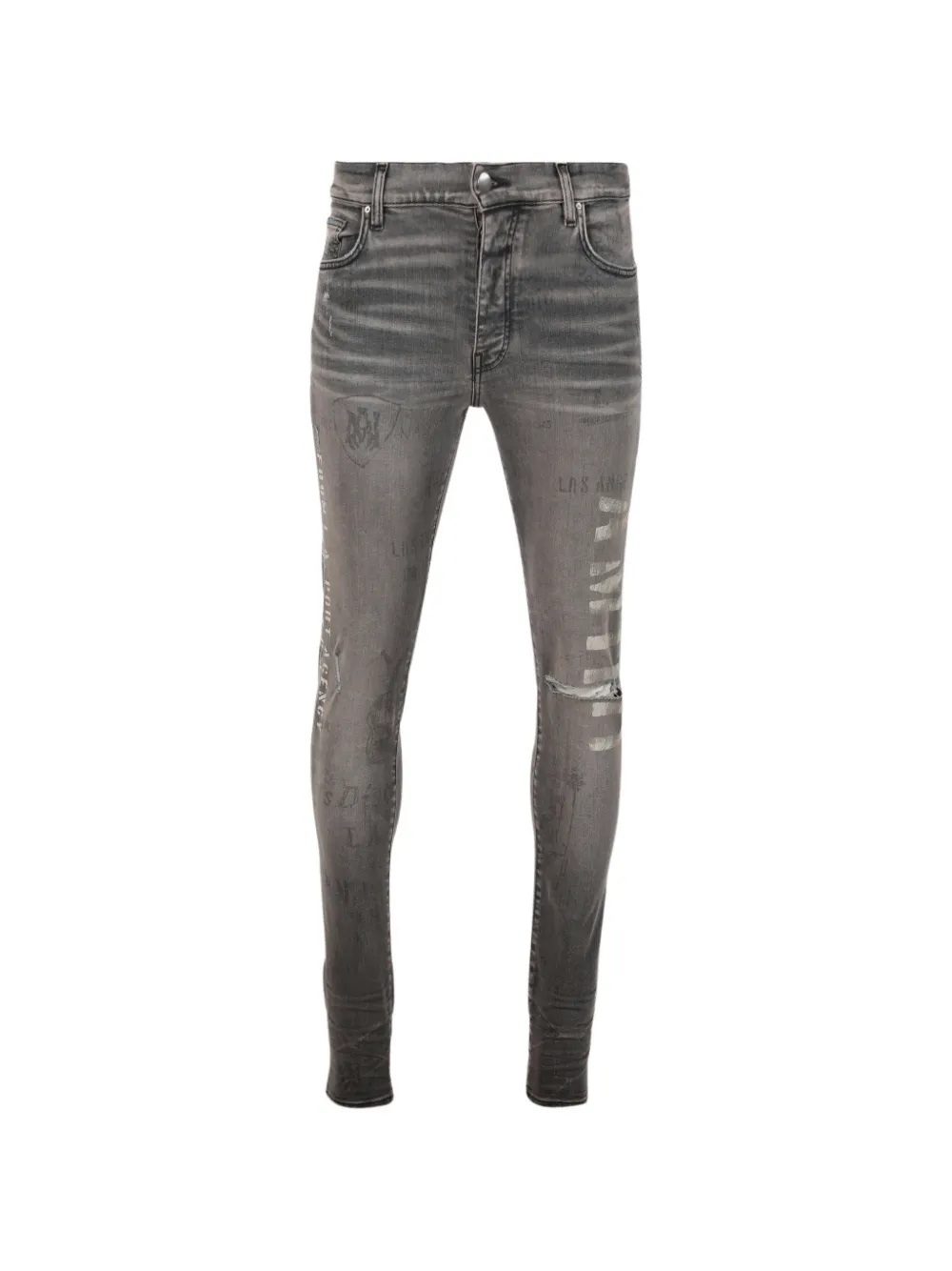 AMIRI Jeans Military Stencil - Grigio