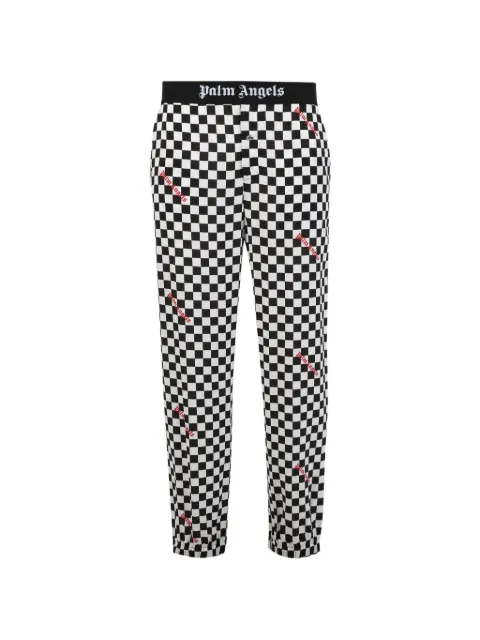 Palm Angels pantalones con estampado Damier