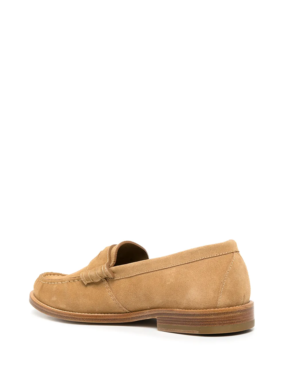 RHUDE Loafers met penny-detail Bruin