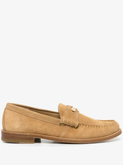RHUDE suede penny-detail loafers