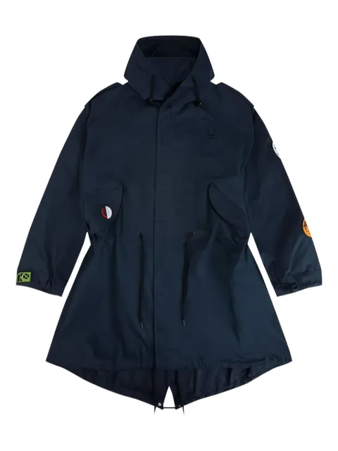 Raf Simons X Fred Perry Patched cotton parka