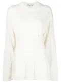 Comme Des Garçons crew-neck jumper - White