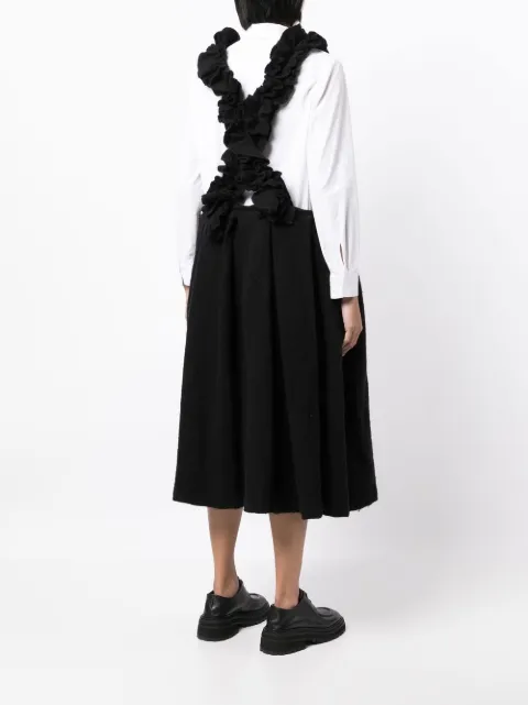 Comme Des Garçons Comme Des Garçons ruffle-trim pinafore dress RJA003 - 3