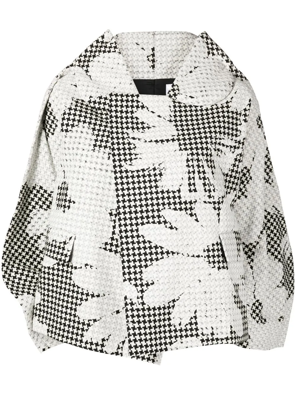 

Comme Des Garçons Comme Des Garçons floral-print wool jacket - White