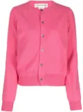 Comme Des Garçons Girl button-down fitted cardigan - Pink