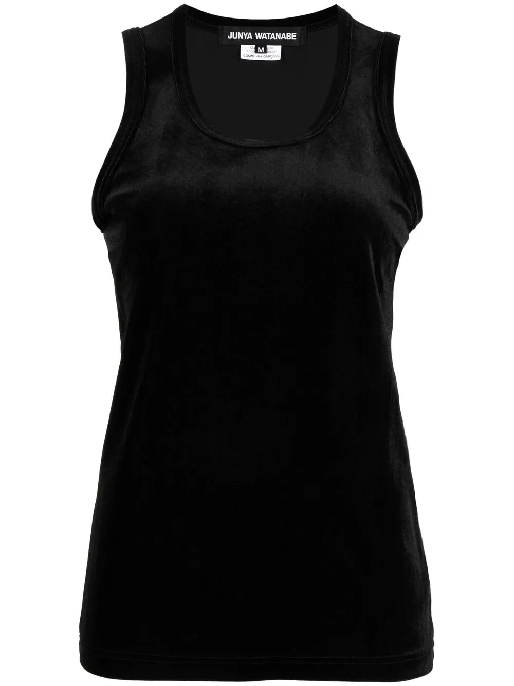 

Junya Watanabe velvet-effect sleeveless tank top - Black