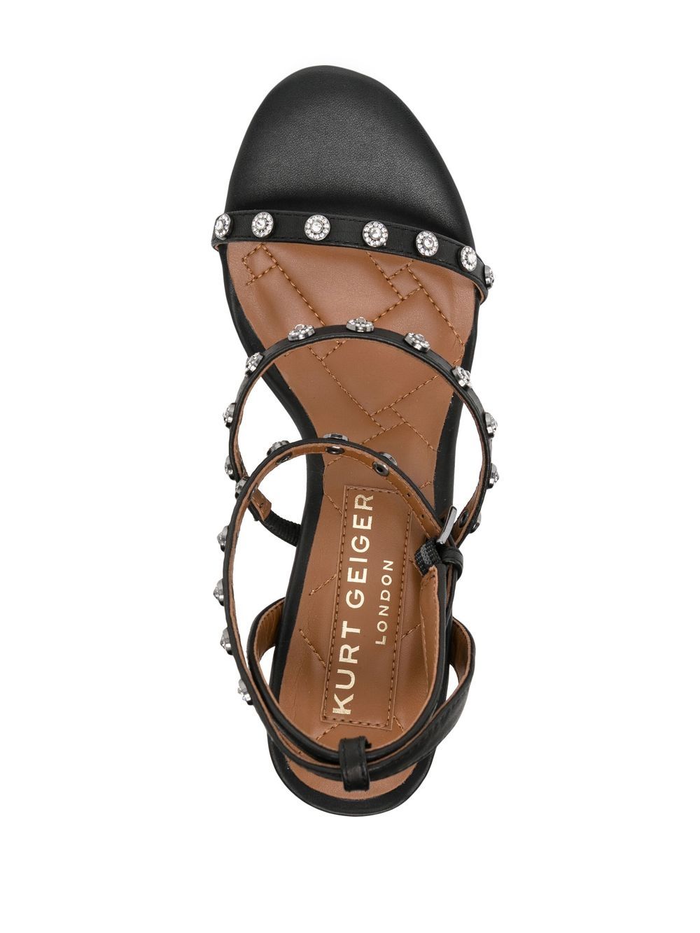 Kurt Geiger London Portia crystal-embellished Sandals - Farfetch