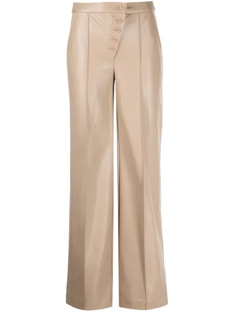 Simkhai four-pocket buttoned straight trousers 