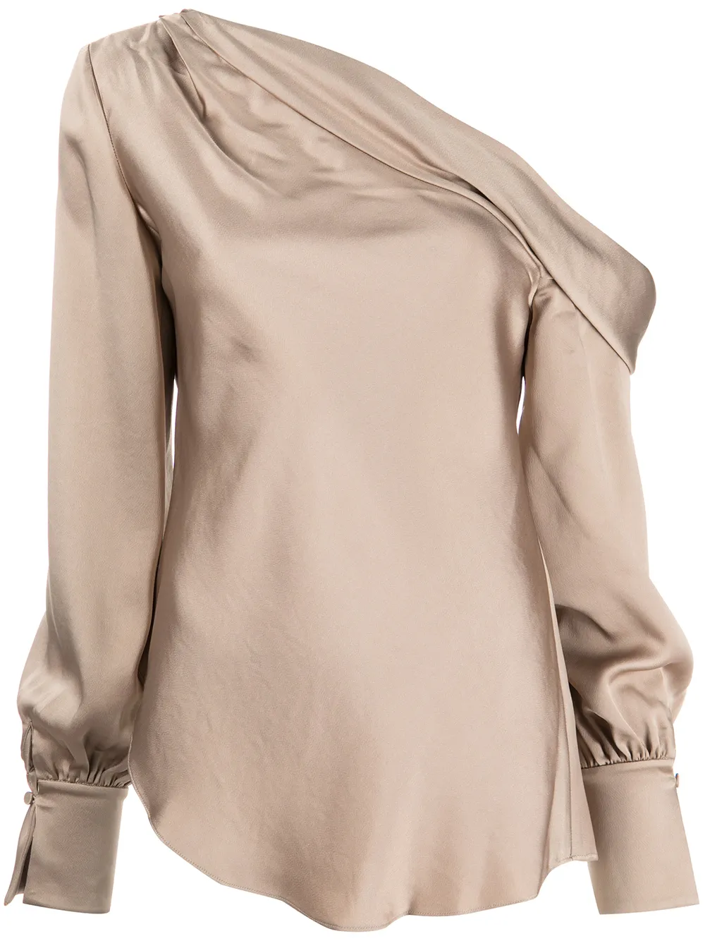 

Simkhai ruched off-shoulder blouse - Neutrals