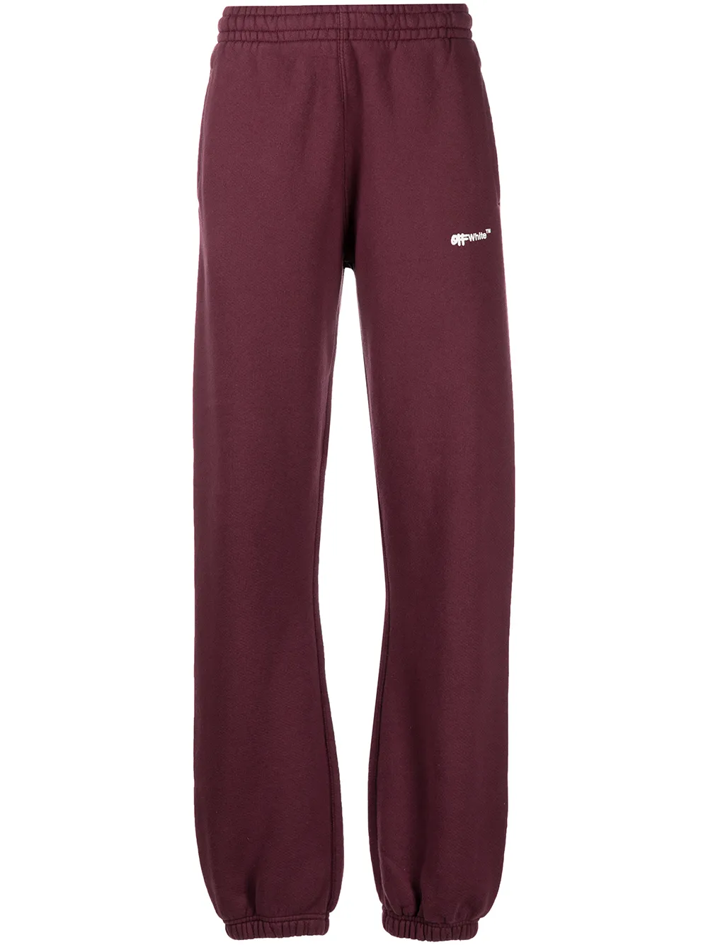 

Off-White logo-print track pants - Red