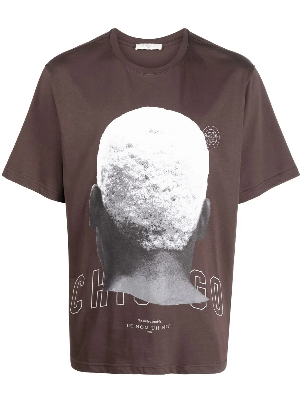 

Ih Nom Uh Nit graphic-print crew-neck T-shirt - Brown