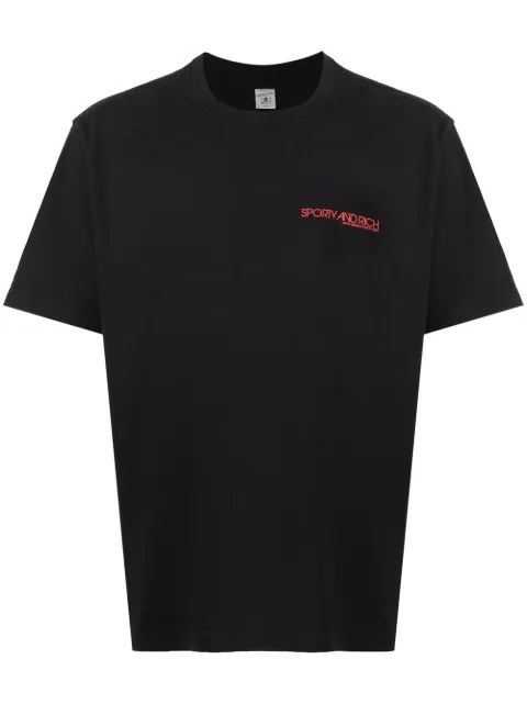 Sporty & Rich Disco logo-print T-shirt