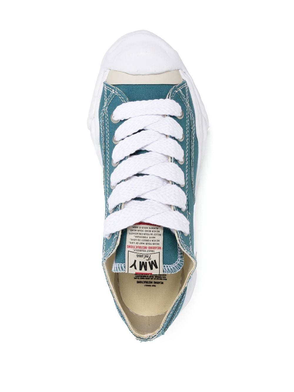 Shop Miharayasuhiro Hank Low-top Sneakers In Blue