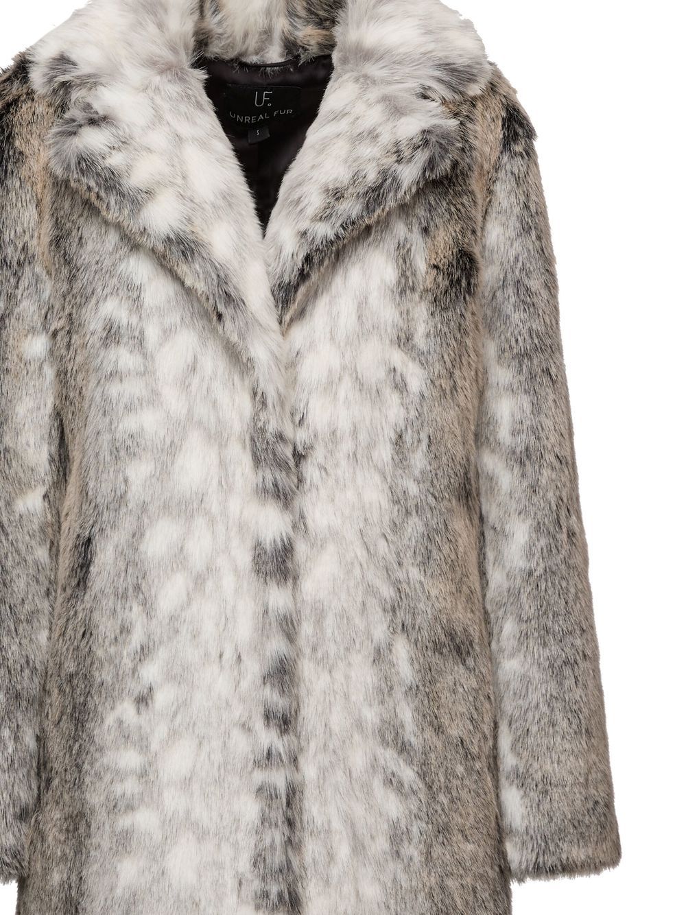 Shop Unreal Fur Kathmandu Faux-fur Coat In Grey