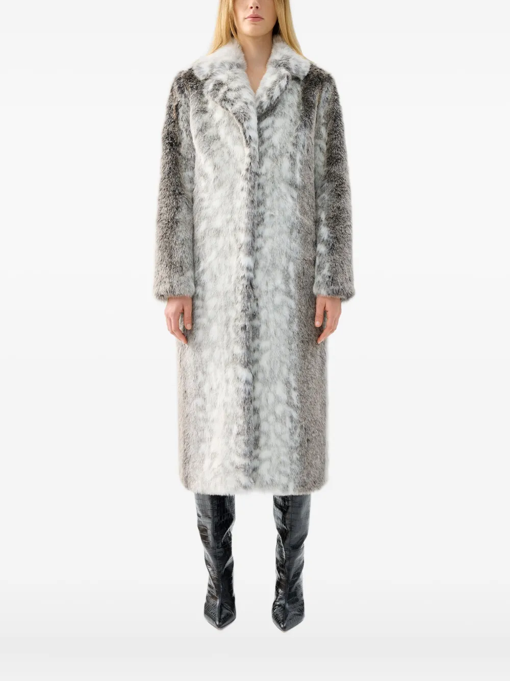 Unreal Fur Kathmandu faux-fur coat | Grey | Image 1
