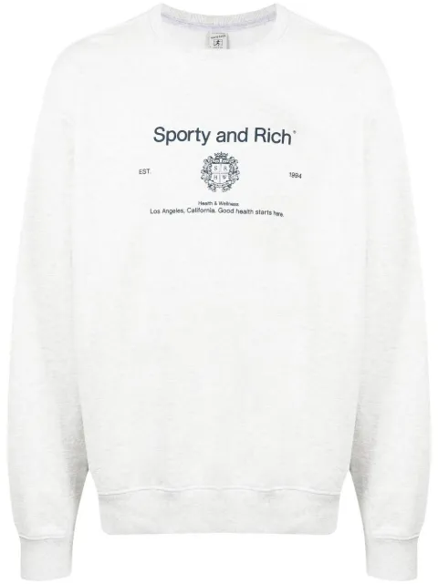 Sporty & Rich sweat à logo imprimé