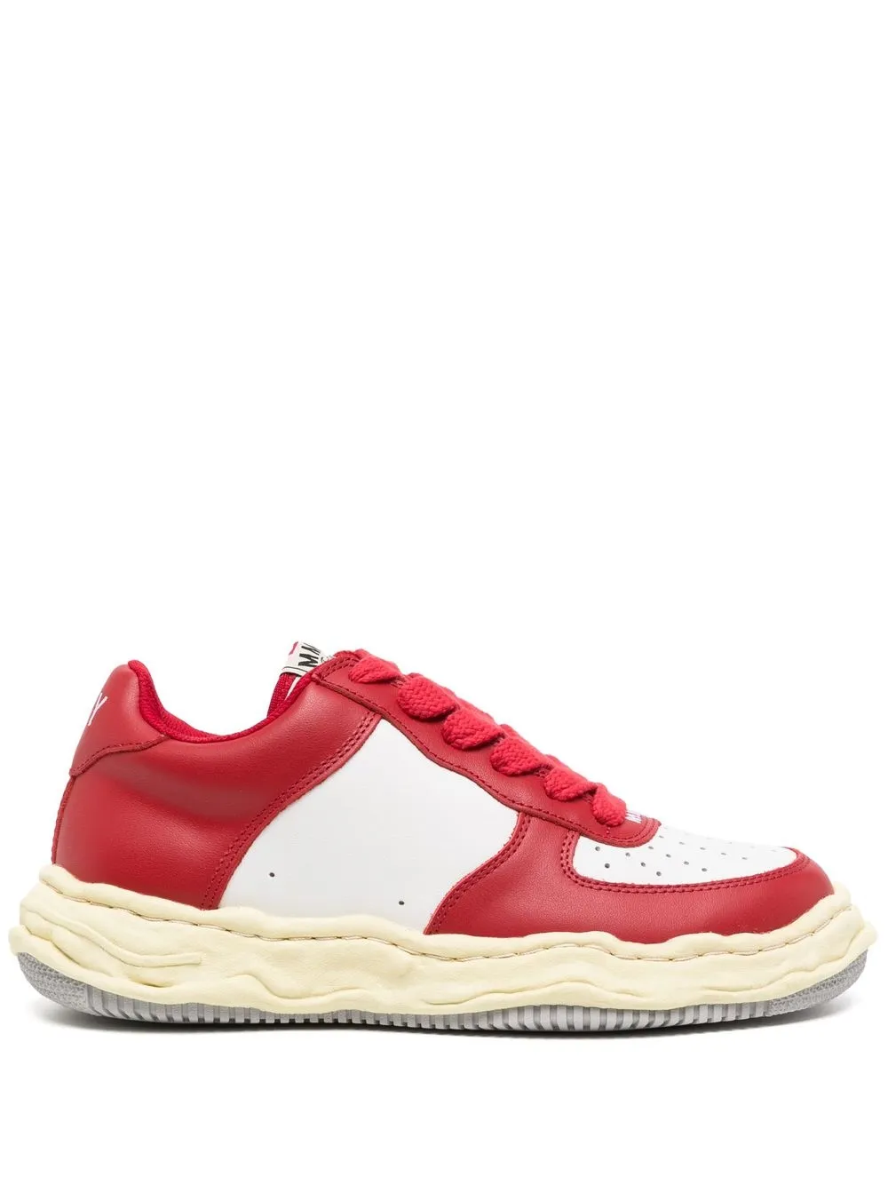 

Maison Mihara Yasuhiro tenis bajos Wayne - Rojo