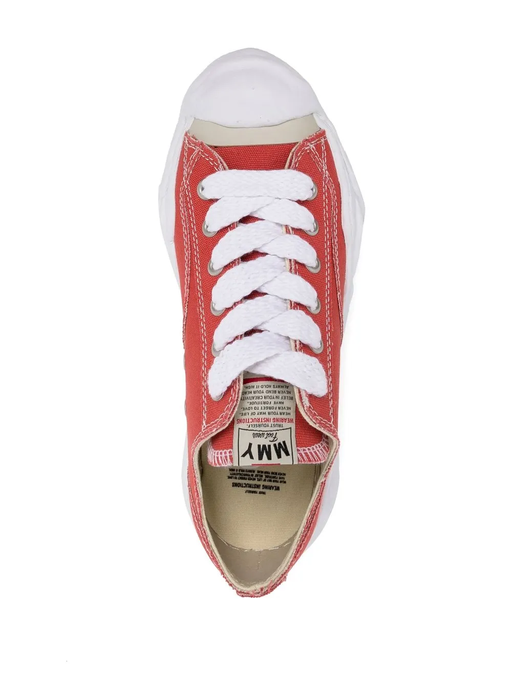 Miharayasuhiro Hank Low-top Sneakers In Red
