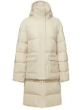 Unreal Fur Enigma padded coat - White