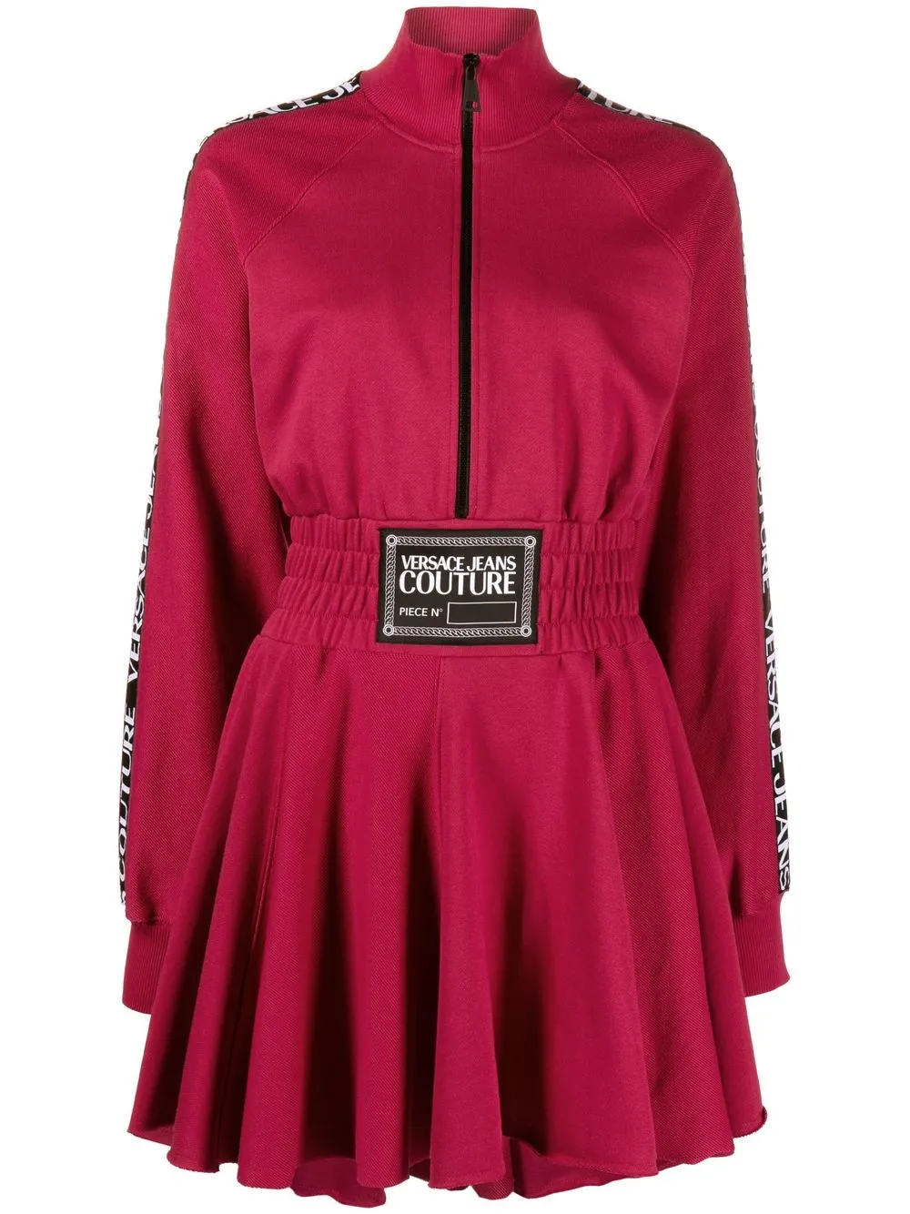 

Versace Jeans Couture cotton track dress - Red