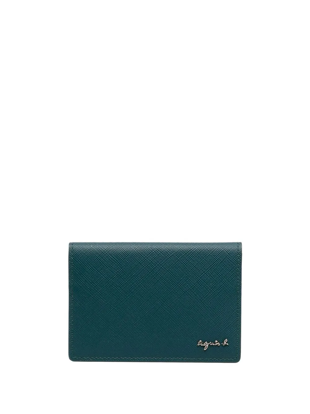 

agnès b. cartera con detalle del logo - Verde