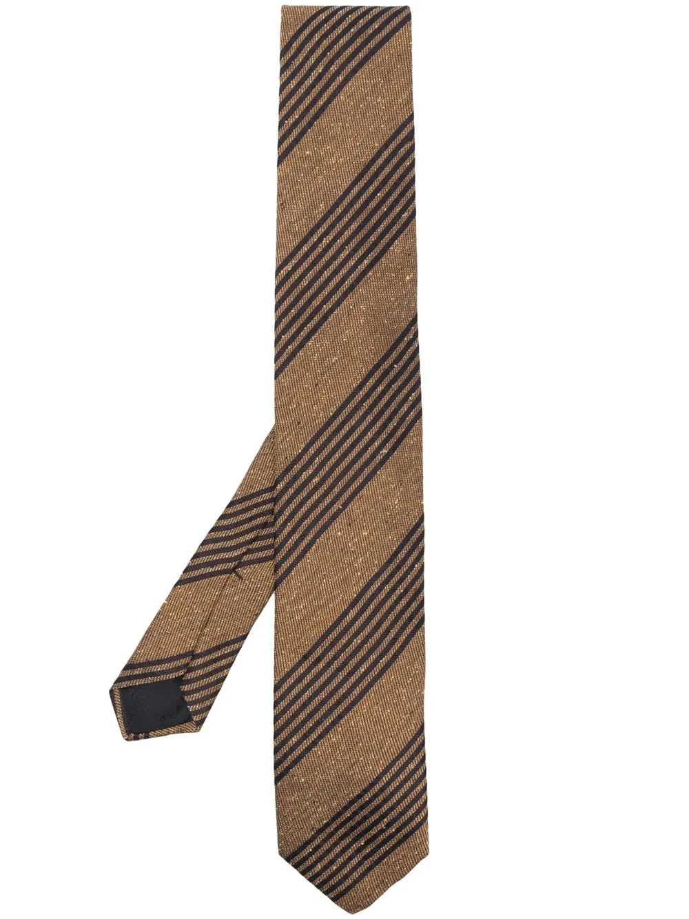 

Lardini striped metallic-effect tie - Neutrals