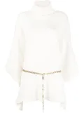 Michael Michael Kors belted-waistband knit jumper - Neutrals