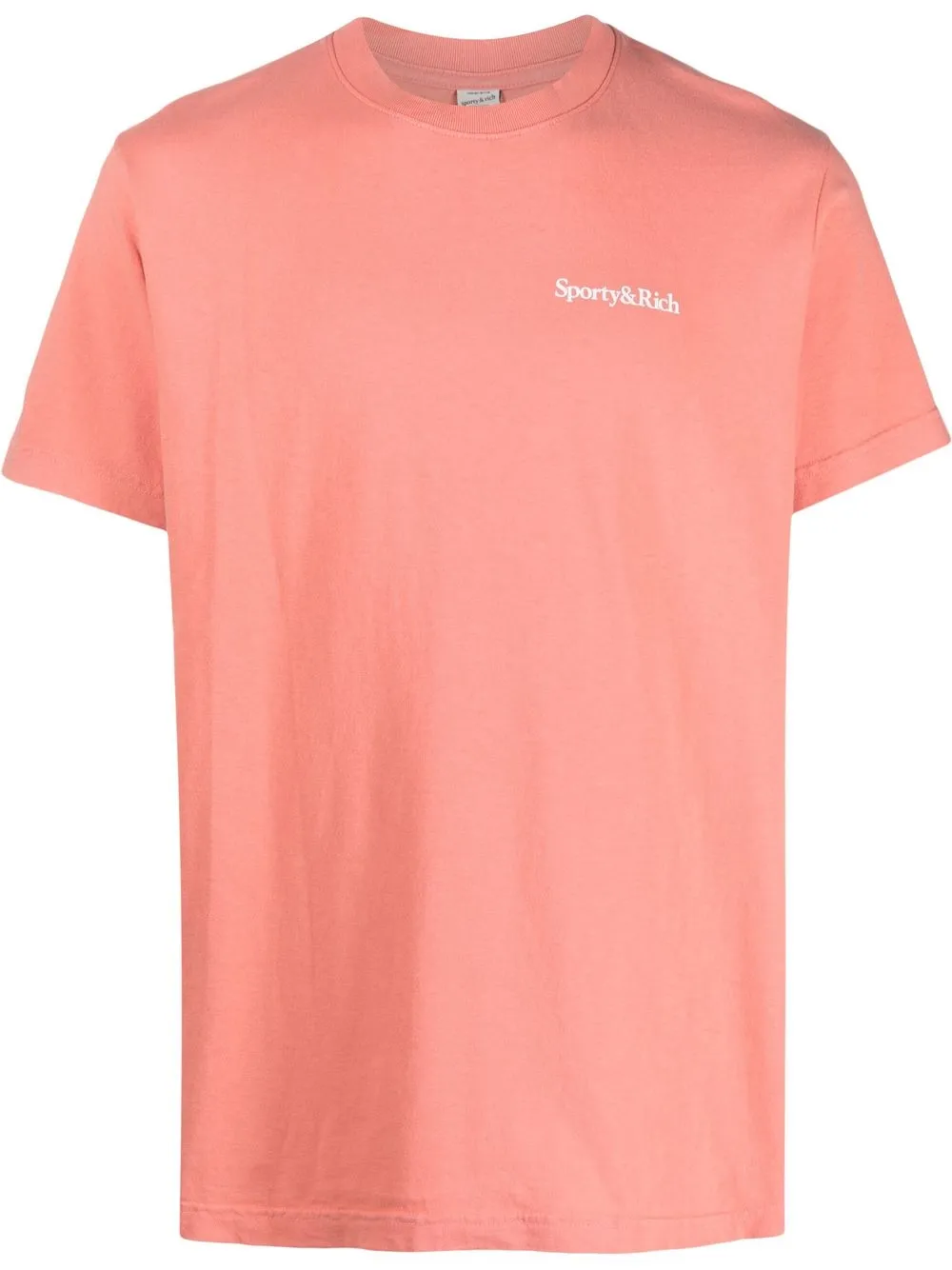 

Sporty & Rich playera con logo estampado - Rosado