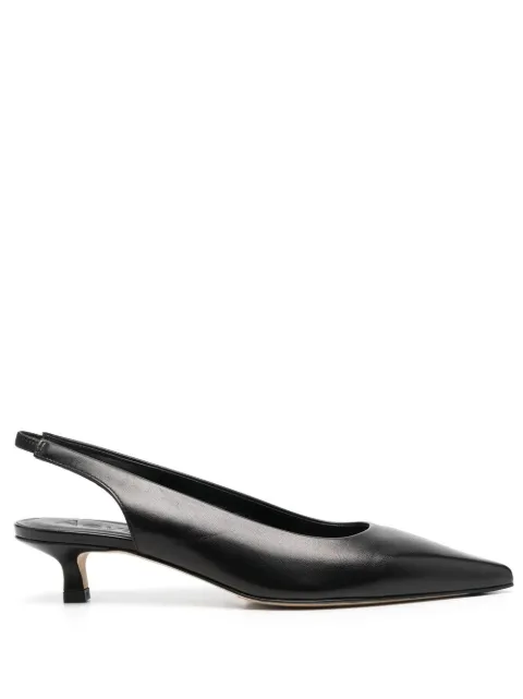 Aeyde Alicia Slingback Pumps In White | ModeSens