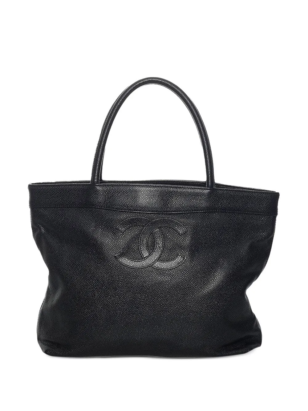 

Chanel Pre-Owned 2000-2002 CC logo-embossed tote bag - Black