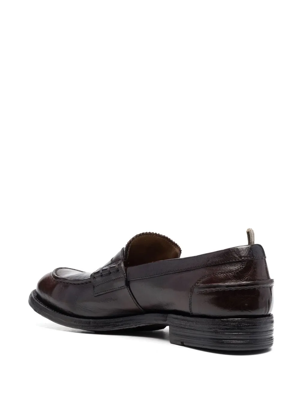 Officine Creative Chronicle 056 Leather Loafers In Braun