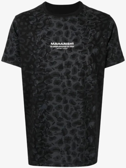 Maharishi logo印花棉T恤