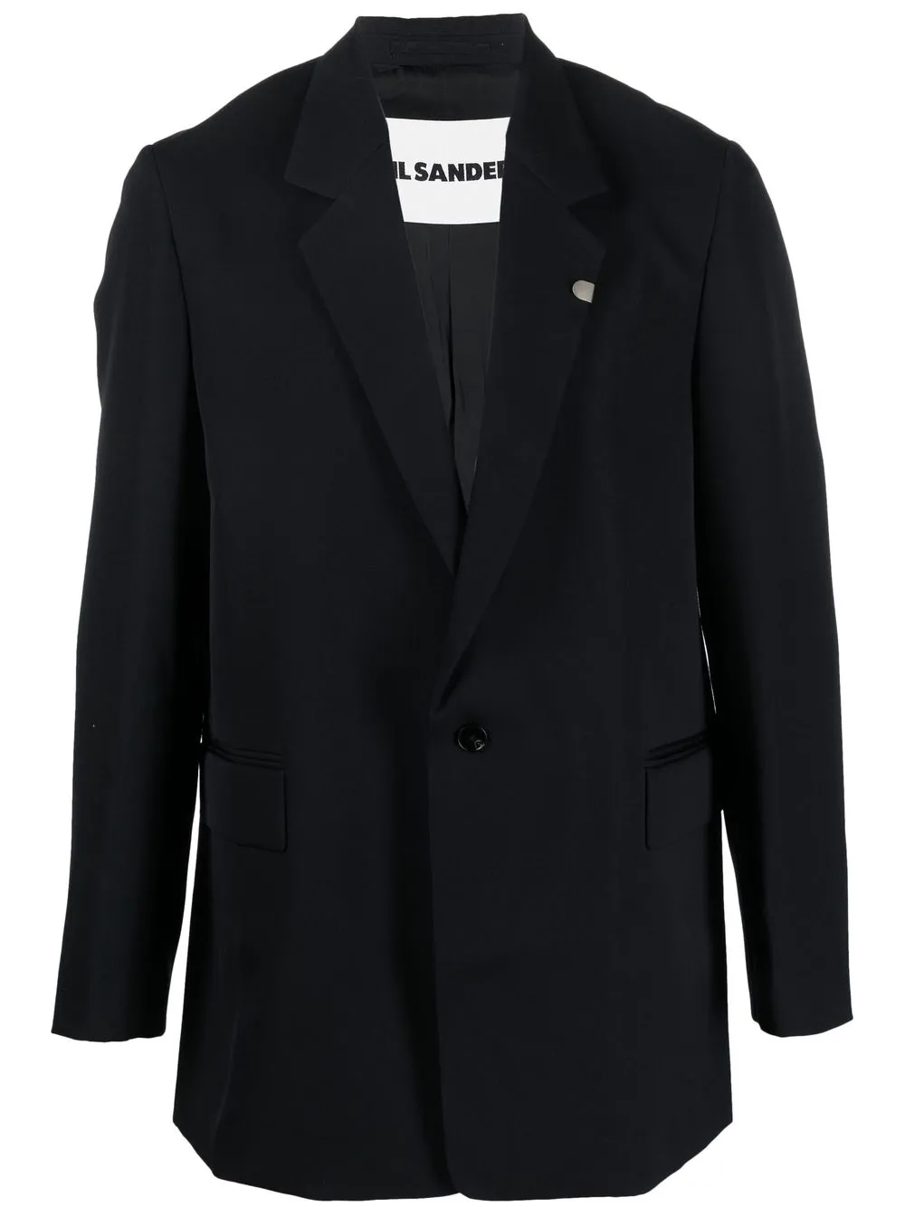 

Jil Sander single-breasted wool blazer - Blue