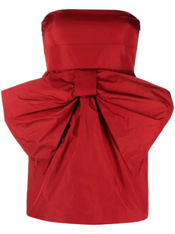 red valentino mini dress Red Valentino Vintage wrap-style Crepe Mini Dress | Red