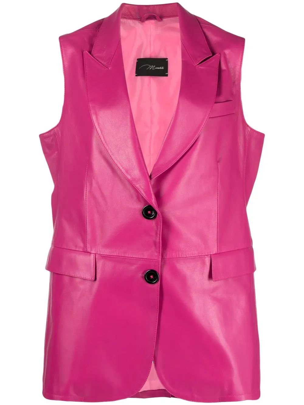 

Manokhi Maxime leather waistcoat - Pink