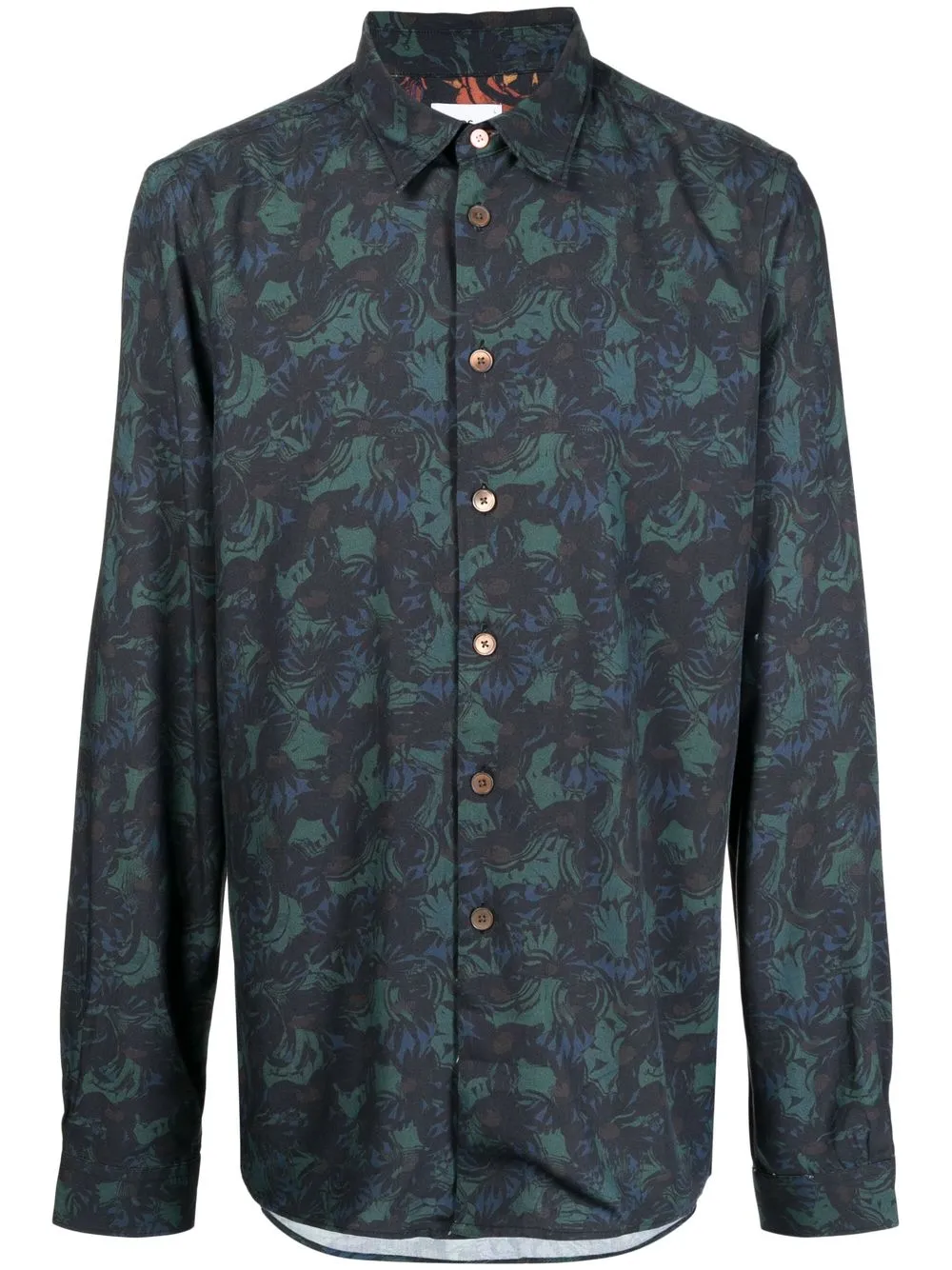 

PS Paul Smith camisa con estampado Snow Pixie - Azul