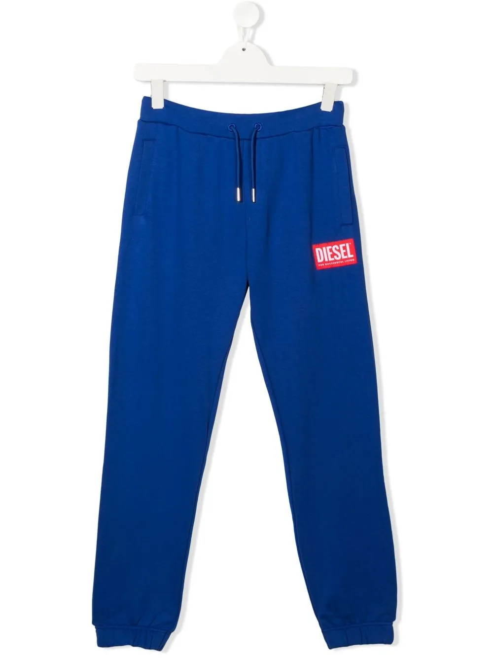 

Diesel Kids TEEN logo-patch track pants - Blue