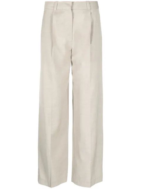 Low Classic high-waisted pleated trousers