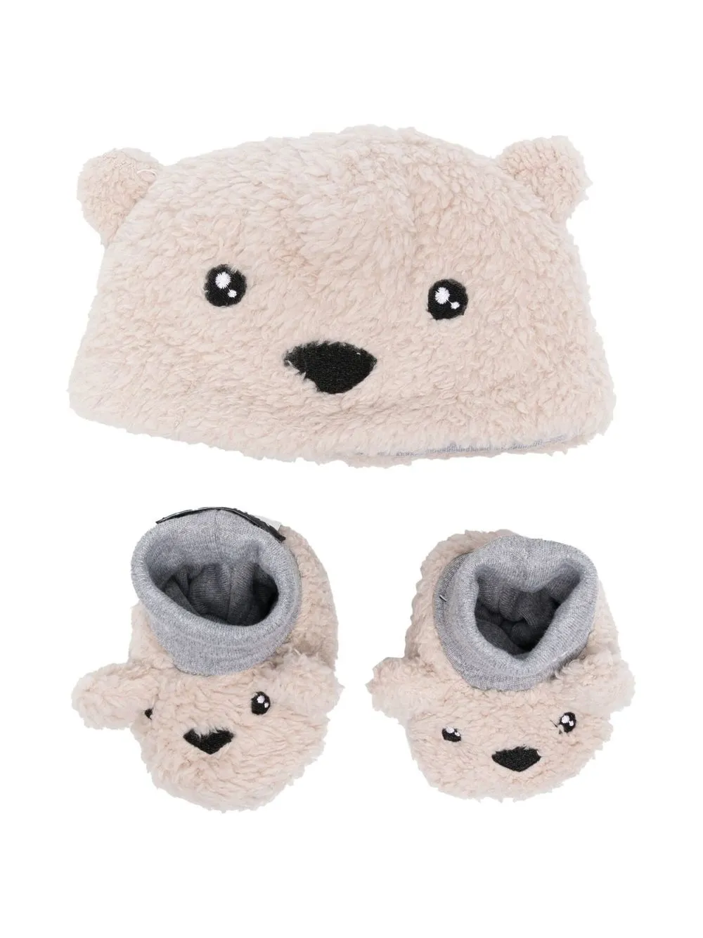 

Monnalisa set de botas y gorro de oso - Neutro