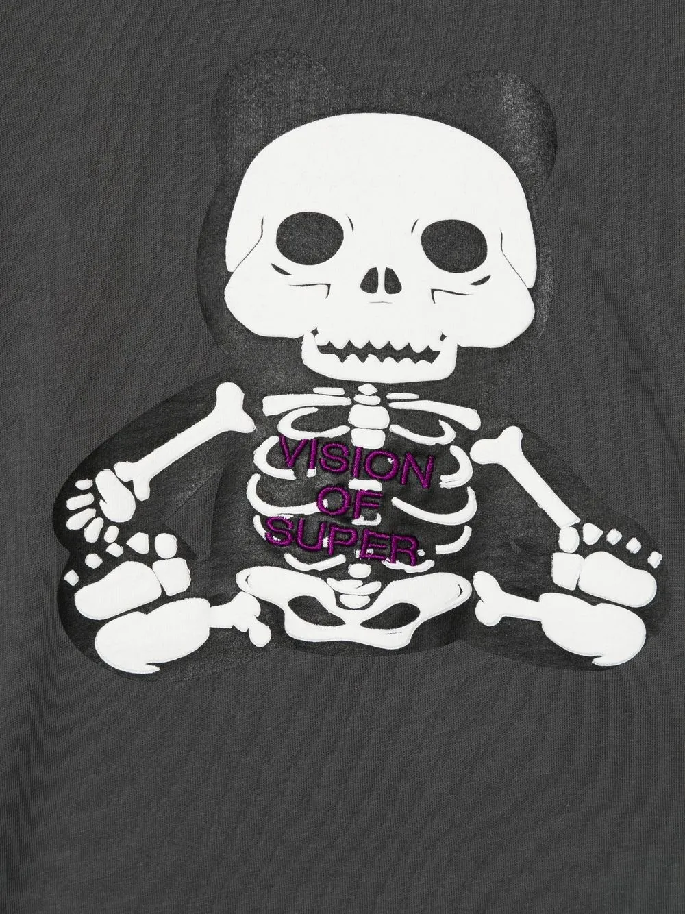 Vision Of Super Logo-print T-shirt In Grau