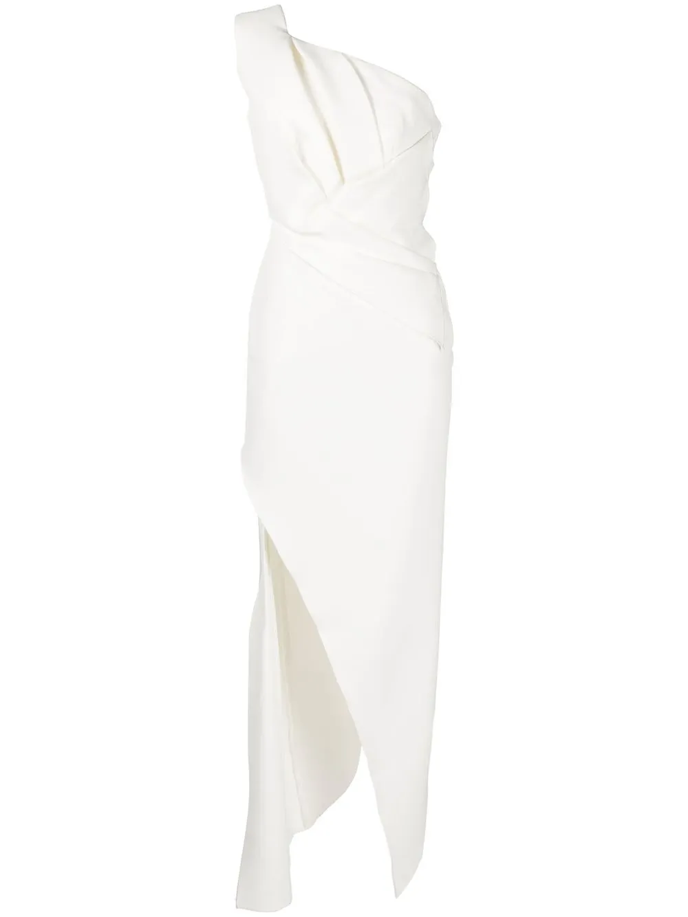 

Rachel Gilbert Luna asymmetric gown - White