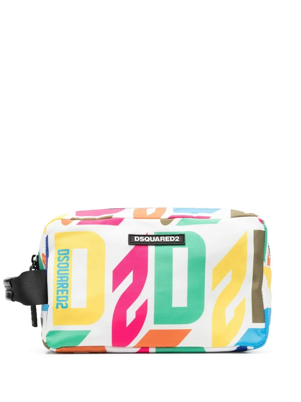 

Dsquared2 neceser con logo estampado - Blanco