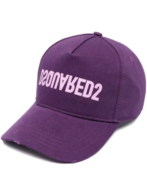 DSQUARED2 logo-print baseball cap