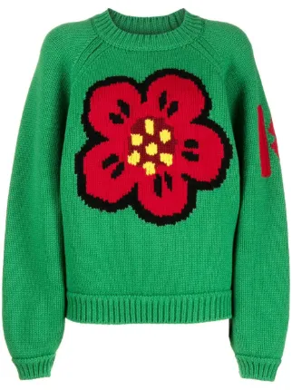 Kenzo flower rojo verde best sale