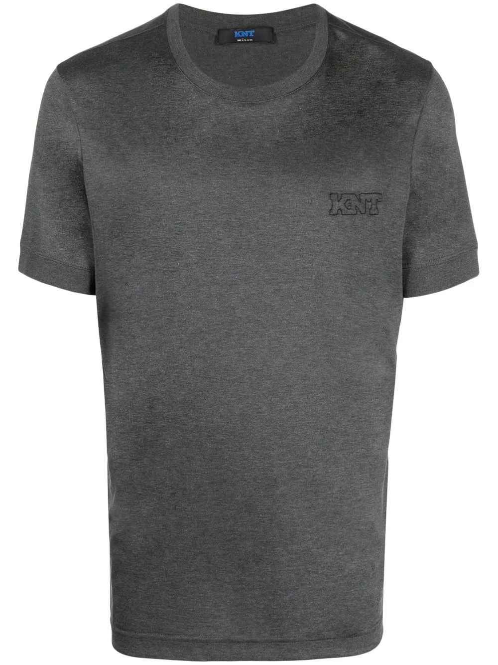 

Kiton embroidered-logo T-shirt - Grey