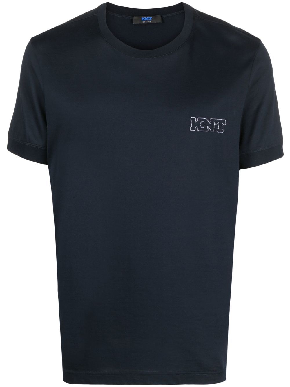 

Kiton playera con cuello redondo y logo - Azul