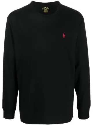 Ralph lauren black sale crew neck t shirt